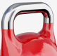 Gorilla Sports Súťažný kettlebell, červený, 32 kg