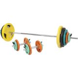 Činkový set 100 kg s gripper kotúčmi a pružinovým uzáverom
