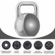 Gorilla Sports Súťažný kettlebell, sivý, 36 kg
