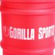 Gorilla Sports Plastová fľaša na pitie, červená, 2200 ml