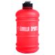 Gorilla Sports Plastová fľaša na pitie, červená, 2200 ml