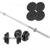 Gorilla Sports Sada činiek z plastu 60 kg