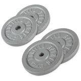 Gorilla Sports Sada liatinových kotúčov 30 kg, 2 x 5, 2 x 10