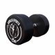 Gorilla Sports Jednoručné činky čierno/biele, 2 x 25 kg