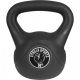 Gorilla Sports Sada kettlebell činiek, plast, čierna, 113 kg