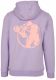 Gorilla Sports Mikina s kapucňou - fialová/korálová M