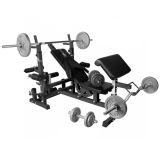 GORILLASPORTS Posilňovacie stanice so závažím 108 kg