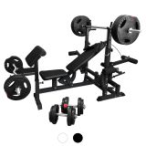 Multifunkčná posilňovacia stanica so 100 kg závažím, čierna/